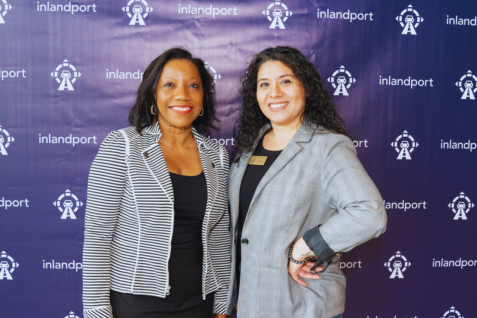 Two leaders at a past Dallas County Inland Port Symposium